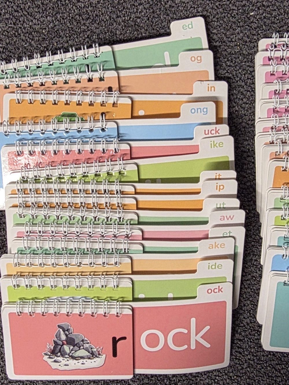 Word family flip books
